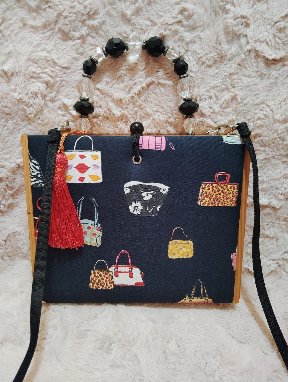 La Montana, Vintage Cuban Cigar Bag W/ Crossbody Strap